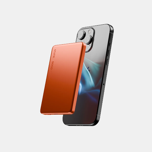 [PUP-0431-V2-ORG] Statik MagSafe Power Bank with Semi-Solid Electrolyte Technology V2 5000mAh (Orange)