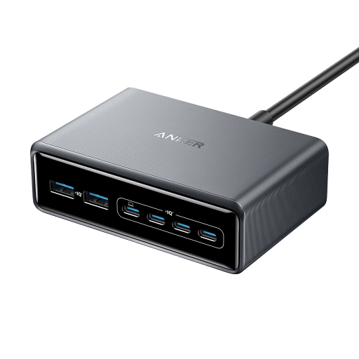[A2683241] Anker Prime Charger 200W, 6 Ports, GaN (Silver)