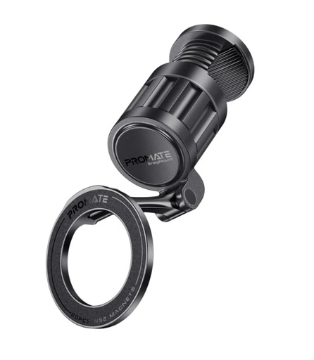 [SnagMount] بروميت حامل هاتف ذكي مغناطيسي دوّار 360°  (أسود)
