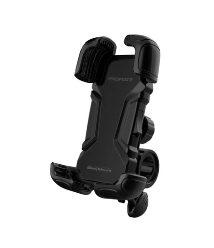 [BikeMount-2] بروميت حامل دراجة بتثبيت سريع للهواتف الذكية  (أسود)