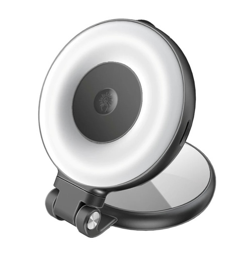 [MAGHALO-PRO.BLACK] Promate MagSafe LED Ring Light 360° Rotatable (Black) 