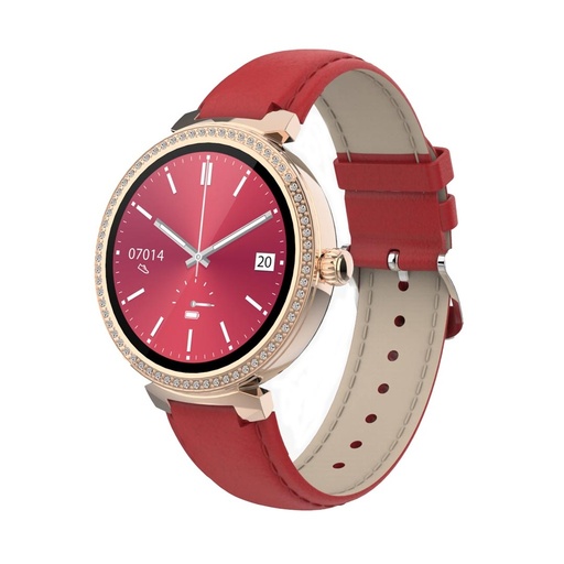 [PD-BELLE-RD] Porodo Belle Smart Watch (Red)