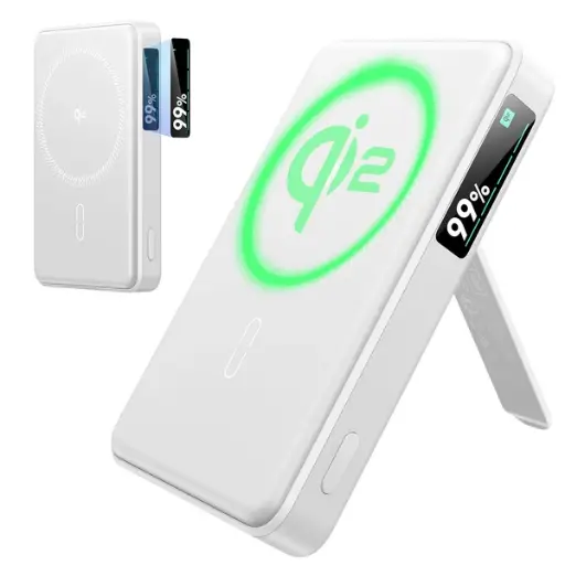 [2G52401] ESR MagSlim Kickstand Power Bank 10000mAh Qi2 (White)