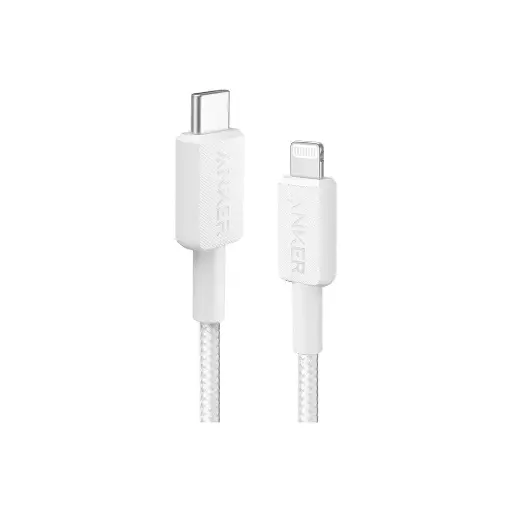 [A81B5H21] Anker Braided 322 USB-C to Lightning Cable 1M (White)