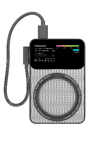 [PDPBFCH0103GY] Porodo Yas Magsafe Charging Power Bank 5000mAh (Gray)