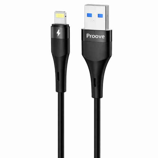 [CCAL12001101] Proove AMP Lite USB to Lightning 2.4A 1M (Black)