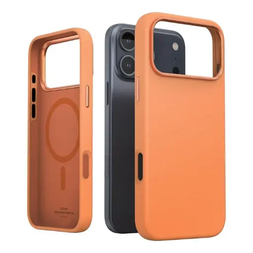 [IP25PMX-MTYPO-ORN] Araree Typoskin Magsafe Cover for iPhone 17 Pro Max (Orange)