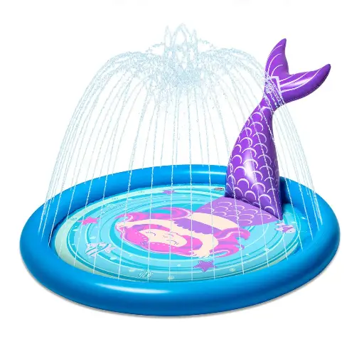 [BMSM-0002] Big Mouth Mermaid Splash Mat (Blue)