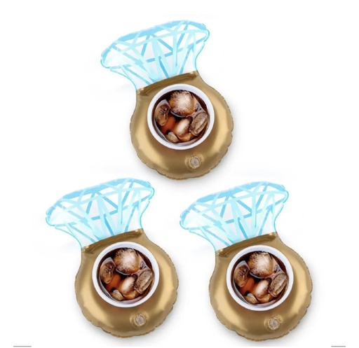 [BMDF-BR] Big Mouth Bling Ring Beverage Boats (3 pack)
