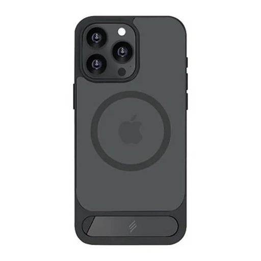 [SM16PRSCBK] Smartix Premium Designer Stand Case for iPhone 16 Pro (Black)