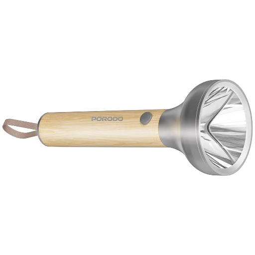 [PDA90502WD] Porodo Lifestyle Birch 300 Wooden LED Flashlight