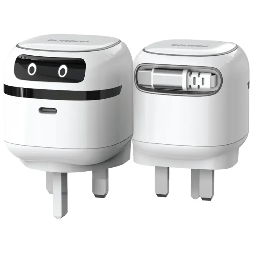 [PDRYC65DWH] Porodo Ayuon Mini Travel Charger PD 65W (White)