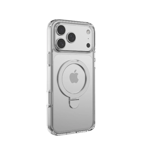 [102010892111] Devia Clean Magnetic Shockproof Stand Case for iPhone 17 Pro (Clear)