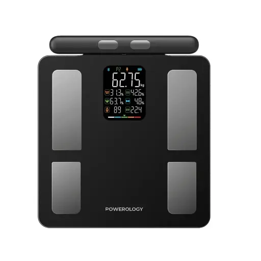 [P8EBSCALE] Powerology Advanced Precision Smart Scale (Black)