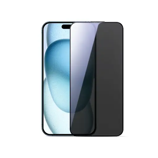 [MOSS 15 Pro Max] Mossily Screen Protector Glass For iPhone 15 Pro Max (Privacy)