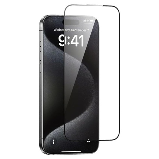 [MOSS 15 Pro CL] Mossily Screen Protector Glass For iPhone 15/15 Pro (Clear)