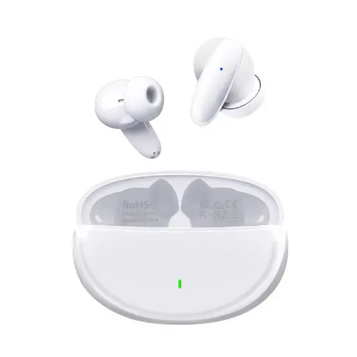 [Lush-Pro.White] Promate Acoustic Wireless TWS Earphone (White)