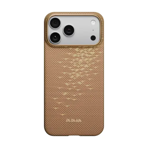 [KI1707AG] PITAKA Glints of Gold Ultra-Slim Case  for iPhone 17 Pro Max (Golden Glint)