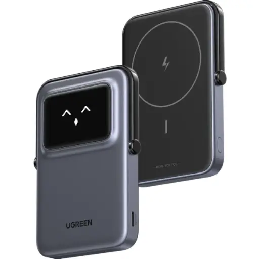 [PB571-35605B] UGREEN Uno 5000mAh 20W Magnetic Wireless Power Bank (Black)