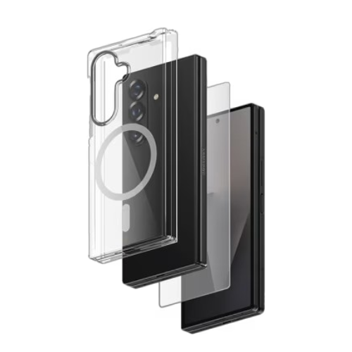 [SFD8UMBN] Smartix Ultraguard Magnetic Bundle for Samsung Z Fold 8 Ultra (Clear)