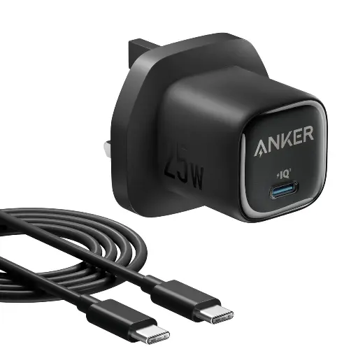 [B2656K11] Anker Charger 25W with USB-C Cable (Black)