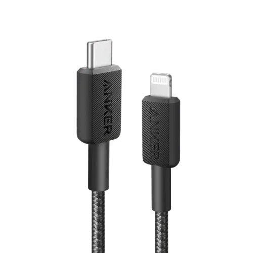 [A82B2011] Anker USB-C to Lightning Cable 0.9M (Black)
