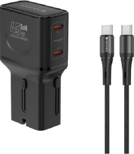 [NE8-US29] NEO Pocket TRAVEL Plug Two Port PD (45W)
