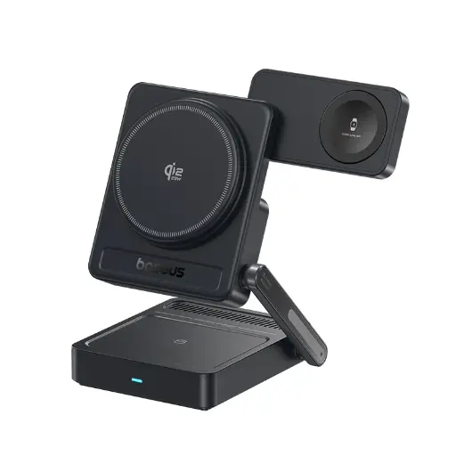 [E0205402] Baseus PicoGo Portable 3-in-1 Qi2.2 Wireless Charger 35W (Cosmic Black)