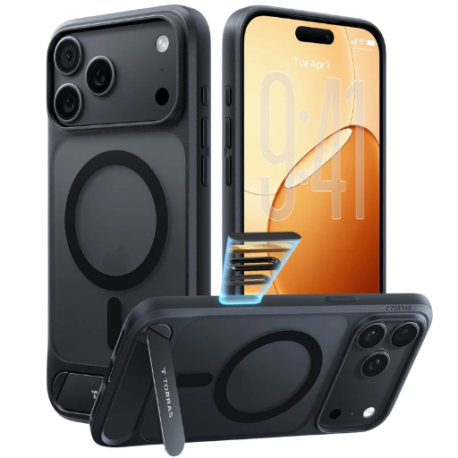 [X00RP109K18023] Torras Ostand L1 Case for iPhone 18 Pro (Black)