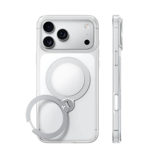 [X00RP14718025] Torras Ostand Q3 Spin Case for iPhone 18 Pro (Clear)