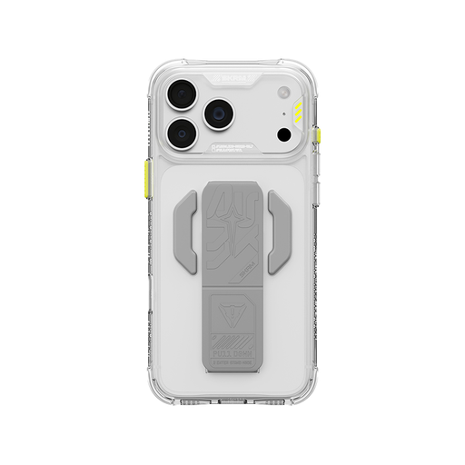 [SK-2026IPP6.9-HELIOCE-CLR] SkinArman Helio CE Silicon Grip-Stand Case for iPhone 18 Pro Max (Clear)