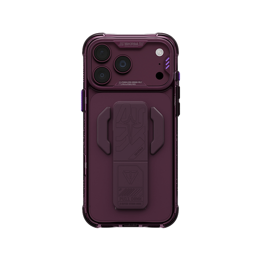 [SK-2026IPP6.9-HELIOCE-BUR] SkinArman Helio CE Silicon Grip-Stand Case for iPhone 18 Pro Max (Burgundy)