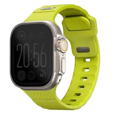 [UNIQ-49MM-STRILGRN] Uniq Stride FKM Strap for Apple Watch 49/45/44mm (Lime Green)