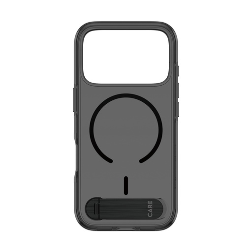 [CR82928] CARE by PanzerGlass® Kickstand Magsafe Case for iPhone 18 Pro Max (Smokey Black) 