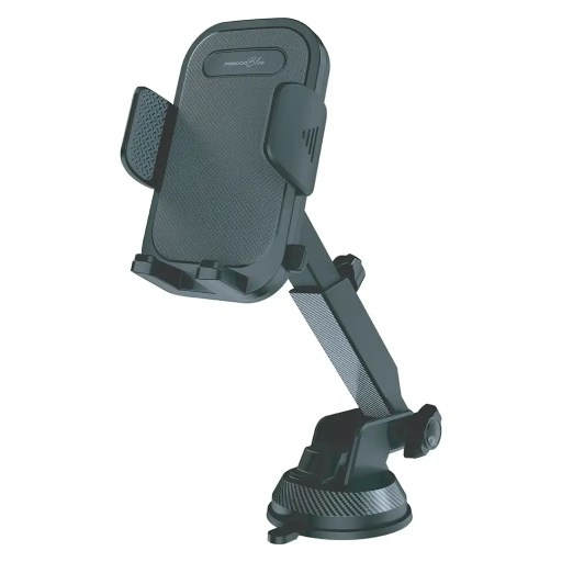 [PBBJ102BK] Porodo Blue Cradle Suction Car Phone Holder Multi-surface Mounting (Black)