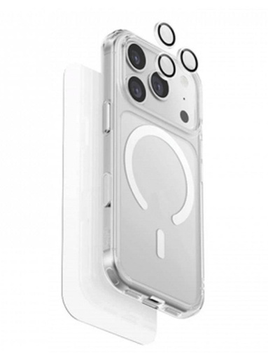 [PP-S6-IP17PROMAX-MPC] Phone Planet Bundle Unique Super Protection Set For IP 17 Pro Max (Clear)