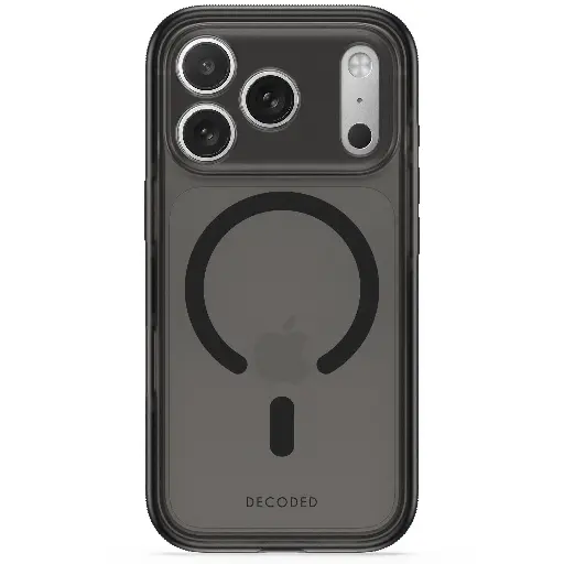 [D27IPO18PMBCT2FK] Decoded DropTec Transparent Backcover for iPhone 18 Pro Max (Frosted Black)