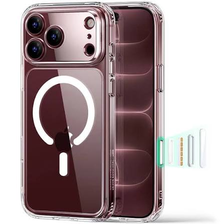 [1A864001] ESR Classic Hybrid Magnetic Case (Camera Control) for iPhone 17 Pro Max/18 Pro Max (Clear)