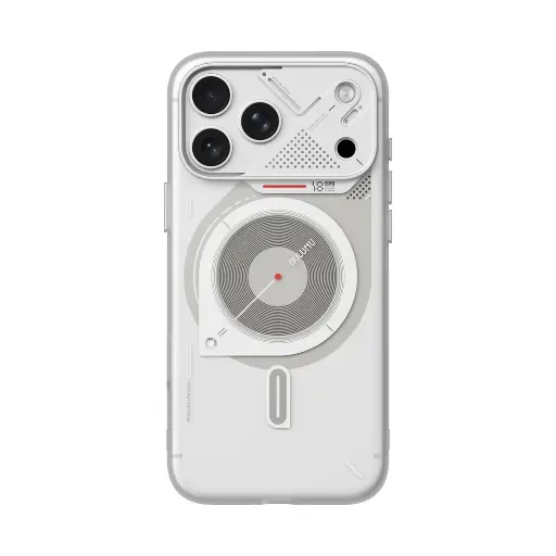 [A18-TPU-CR-PRO] AULUMU Hyper Frosted TPU IMD Case for iPhone 18 Pro (Translucent White)