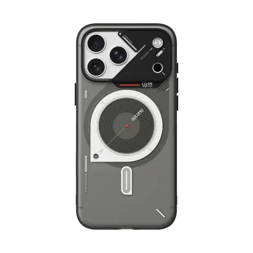 [A18-TPU-GY-PM] AULUMU Hyper Frosted TPU IMD Case for iPhone 18 Pro Max (Translucent Gray)