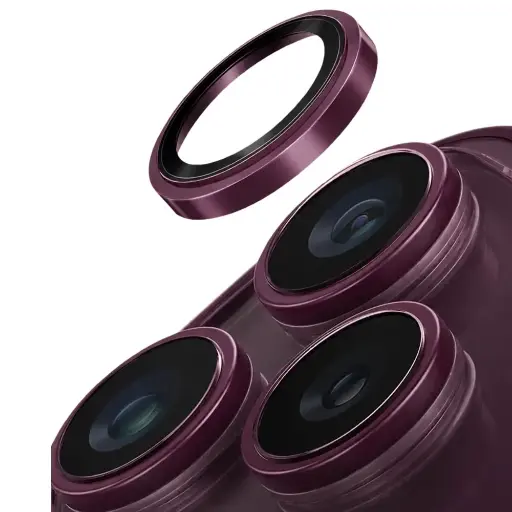 [PP-LS-IP18PRO-MAX-RD] Phone Planet Camera Lens for iPhone 18 Pro/18 Pro Max (Burgandy)