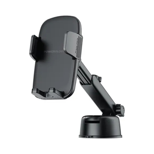 [PWRLX08BK] Powerology Raven Auto-Clamping Car Phone Mount with 360° Rotation (Black)