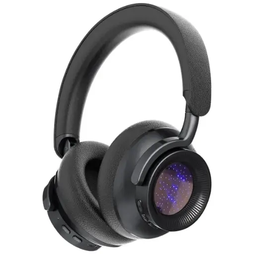 [PWQYSV32BK] Powerology Astro سماعات رأس لاسلكية بعزل الضوضاء (أسود)