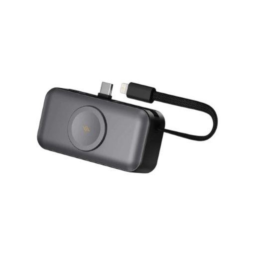 [SPPB5K3] Smartix PowerPro 3 in 1 Power Bank with Apple Watch Charger 5000mAh (Black)
