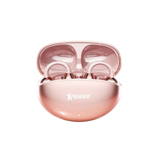 [GL8-RG] XPower PowerClip GL8 Ear Clip Wireless Earphones (Rose Gold)