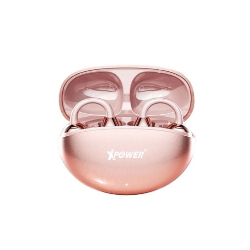 [GL8-RG] XPower PowerClip GL8 Ear Clip Wireless Earphones (Rose Gold)