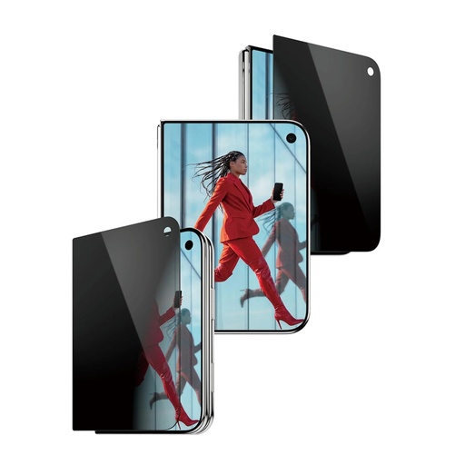 [PG12437] PanzerGlass® حماية شاشة لـ iPhone DUO الشاشة الفرعية UWF مع EasyAligner (خصوصية)