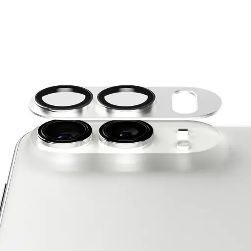 [PG29718] PanzerGlass® حماية عدسة الكاميرا Fender لـ iPhone DUO (أبيض)