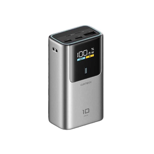 [PB1055] CUKTECH No.10 Mini 10000mAh 55W Max Power Bank with LED Digital Screen (Grey)