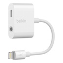 Belkin 3.5 mm Audio + Charge RockStar Adapter for iPhone 7/8 and X